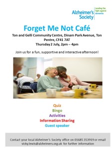 Forget Me Not Café - Rhondda